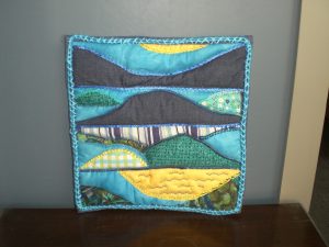 second wall hanging blue